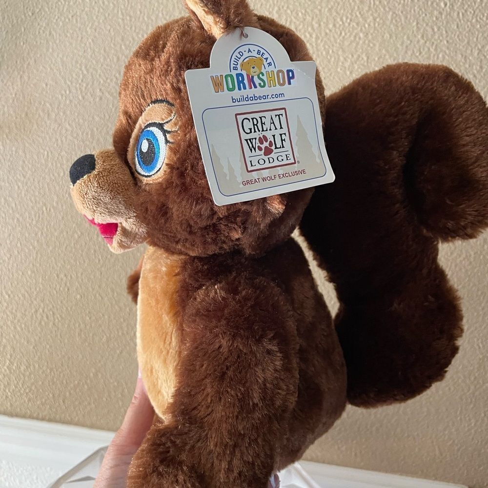 Sammy The Squirrel Great Wolf Lodge BAB Plush NWT